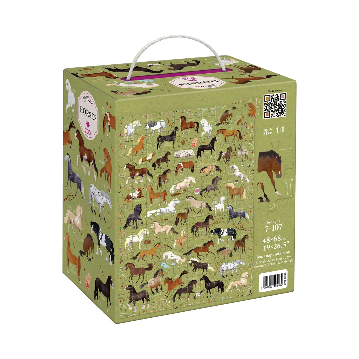 Puzzle Puzzlove Chevaux - Banana Panda by Banana Panda
