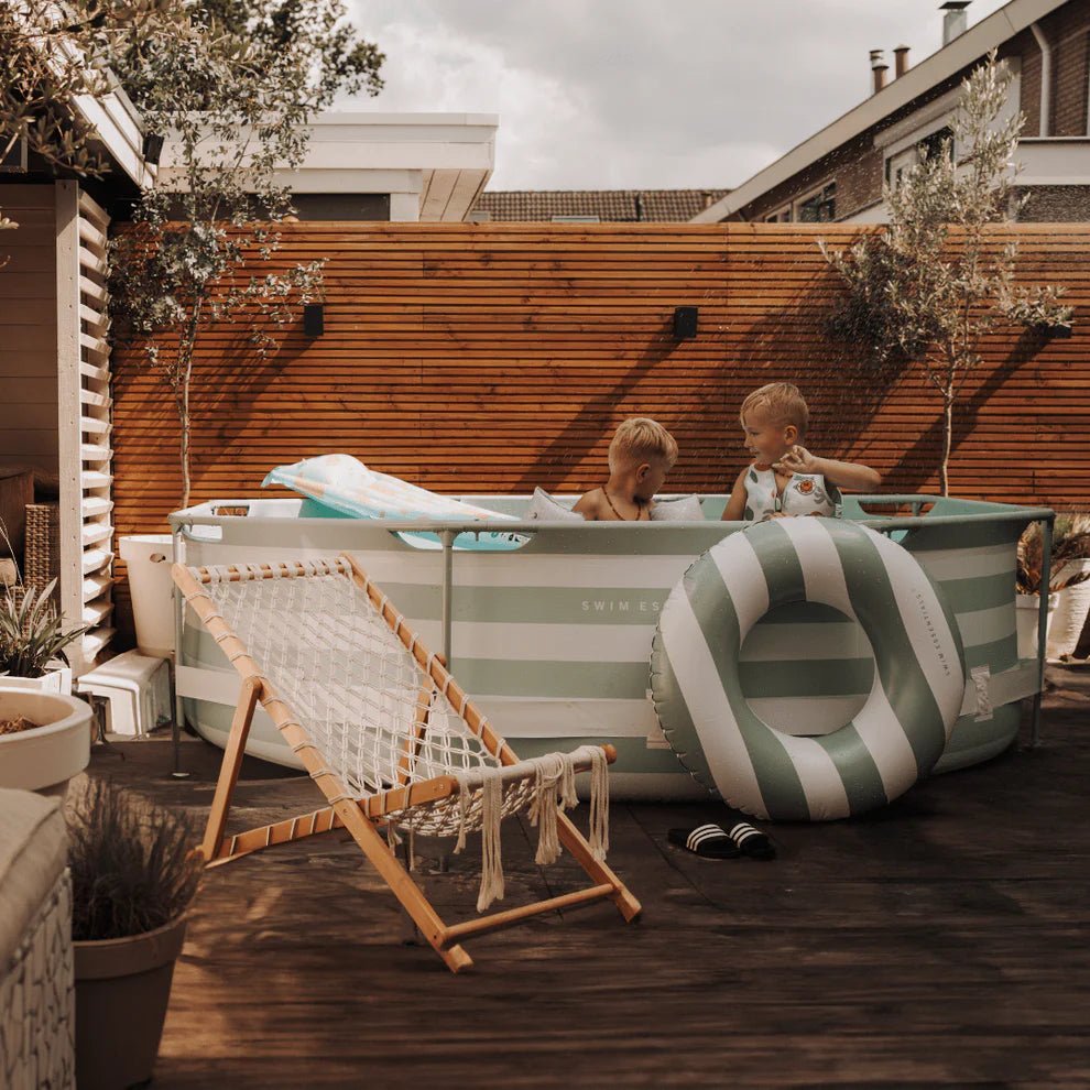 Bouée de Piscine - vert et blanche, 90 cm - Swim Essentials - myplayground