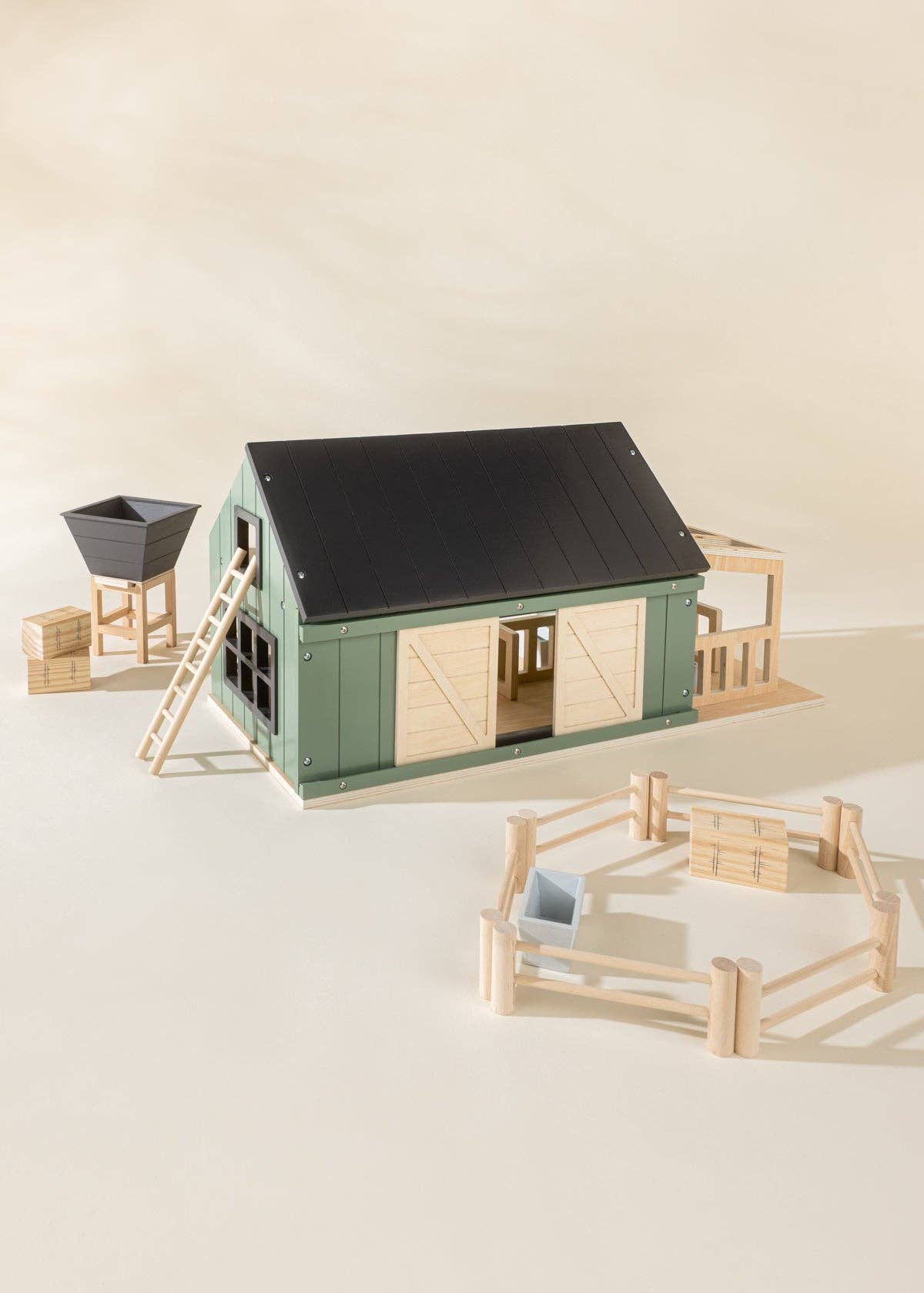 Ensemble de ferme et d'accessoires en bois - Coco Village - myplayground