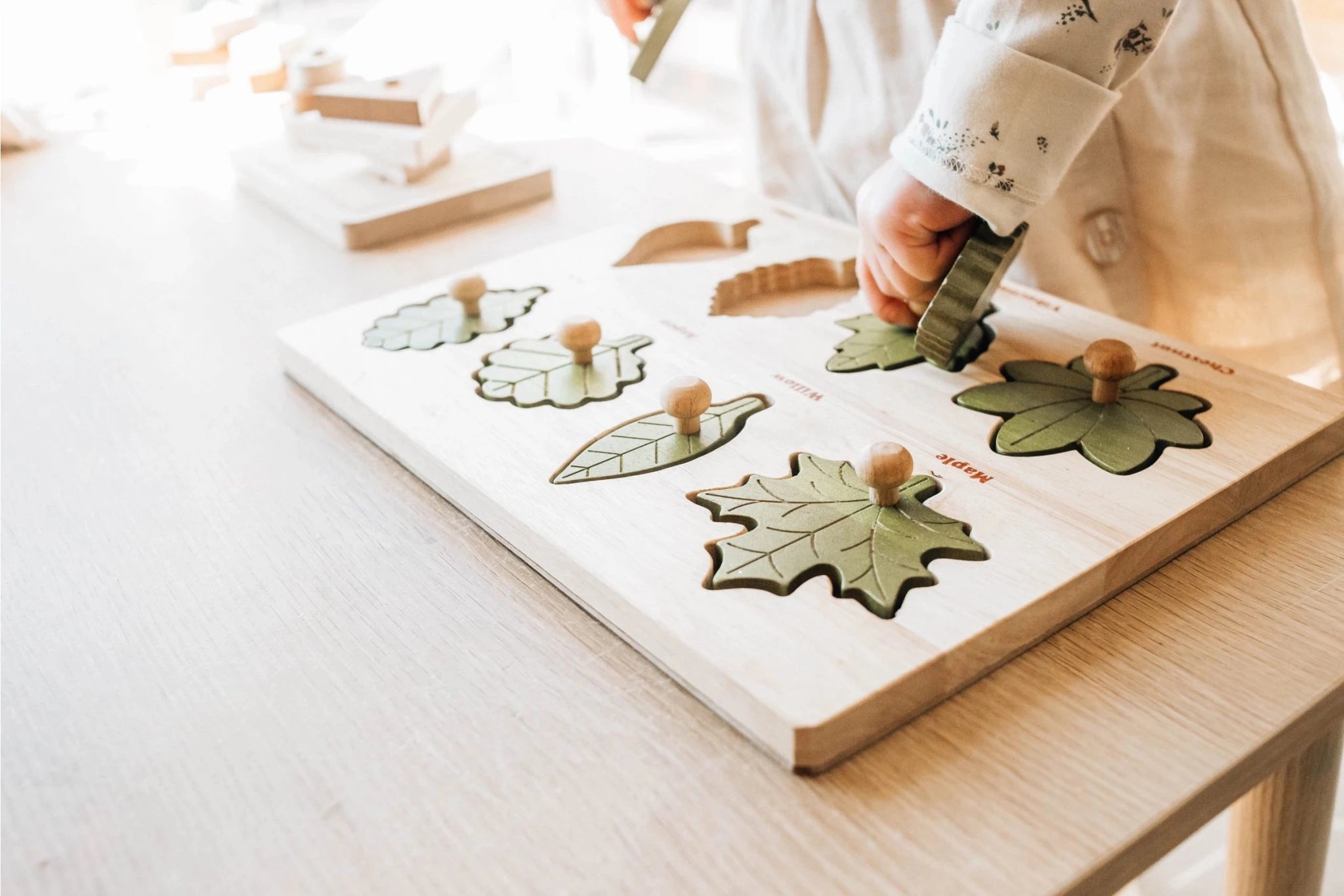 Puzzle de feuilles by Q Toys