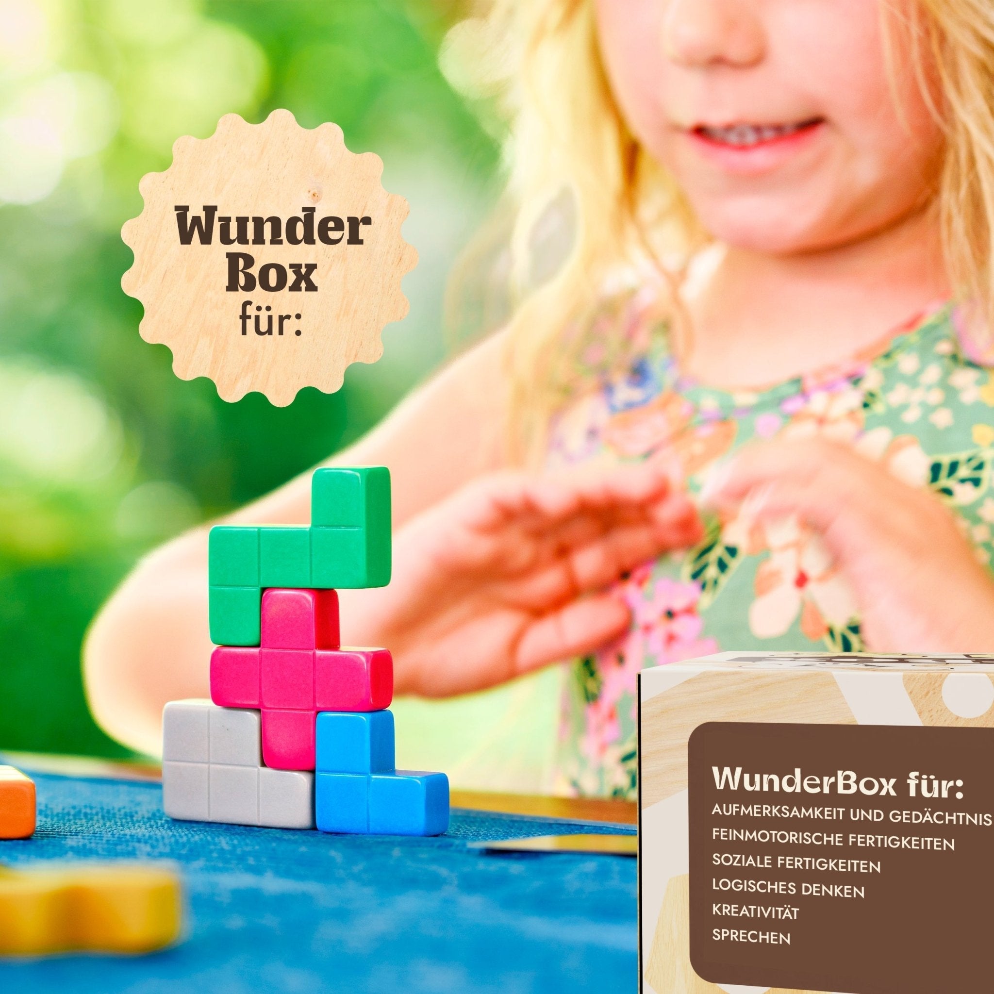 WunderBox 4-7 Years Screen Free Learning With 5 Educational Toys Parent Course And Creative Activities by Goodevas