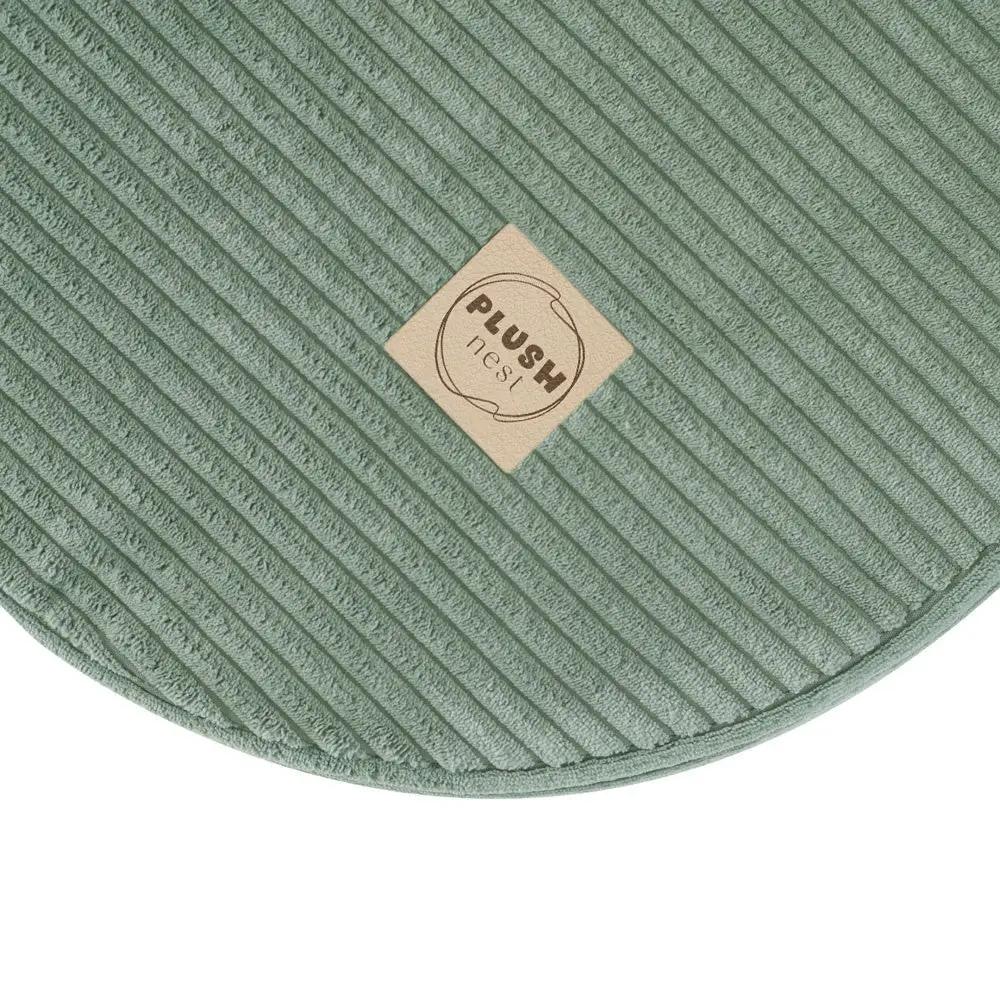 Canapé-lit Foldie - Velours côtelé vert premium, lavable, imperméable - Plush Nest by Misioo