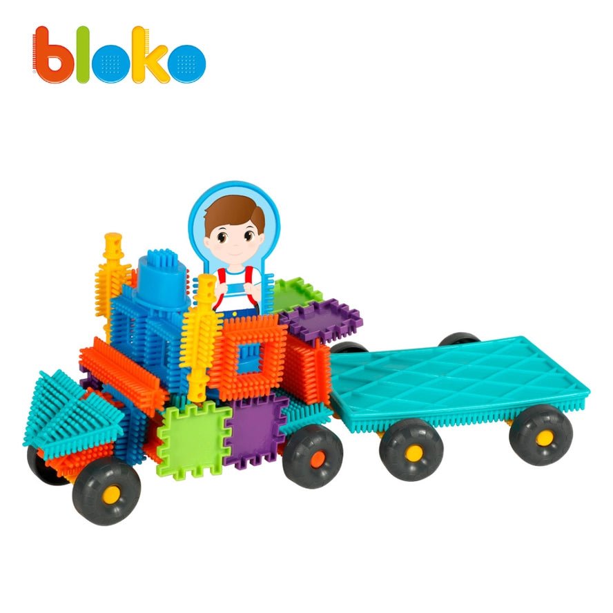 154 Bloko + 2 Plaques + 2 Figurines Famille - Bloko - myplayground