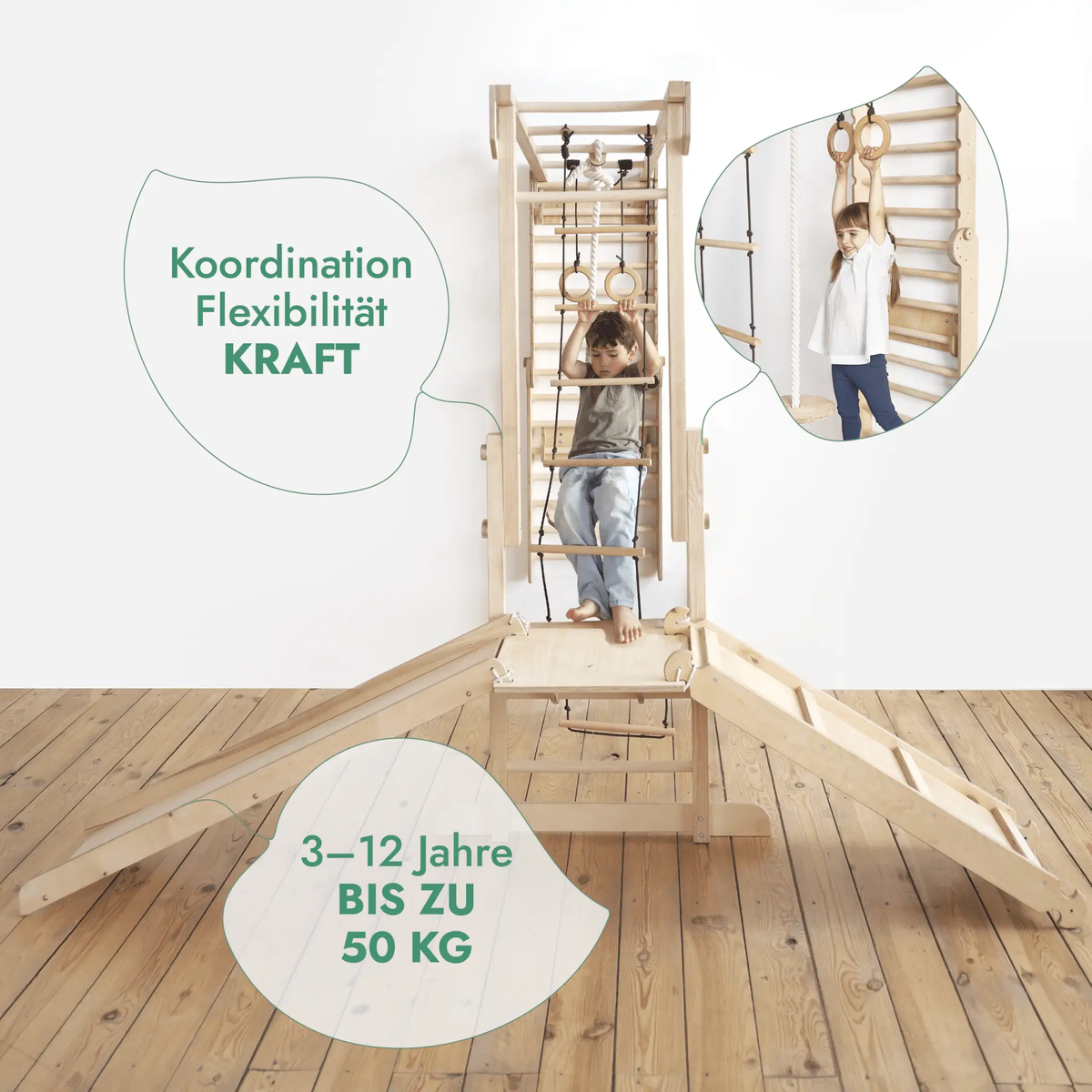 Jungle Playset For Swedish Walls Transform Your Swedish Walls Into A Home Climbing, Training And Play Area by Goodevas