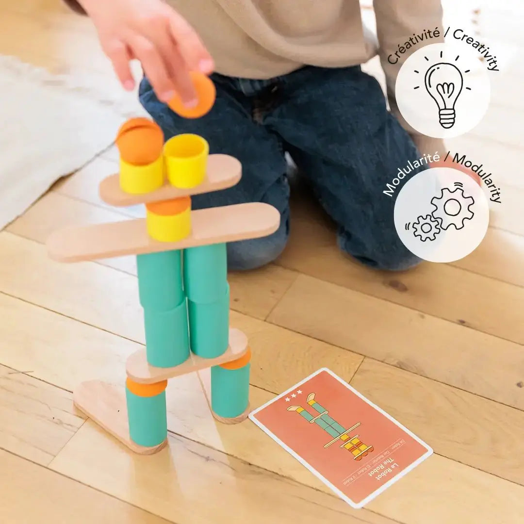 Cartes créatives Stix - Jouet éducatif pour la construction by OPPI