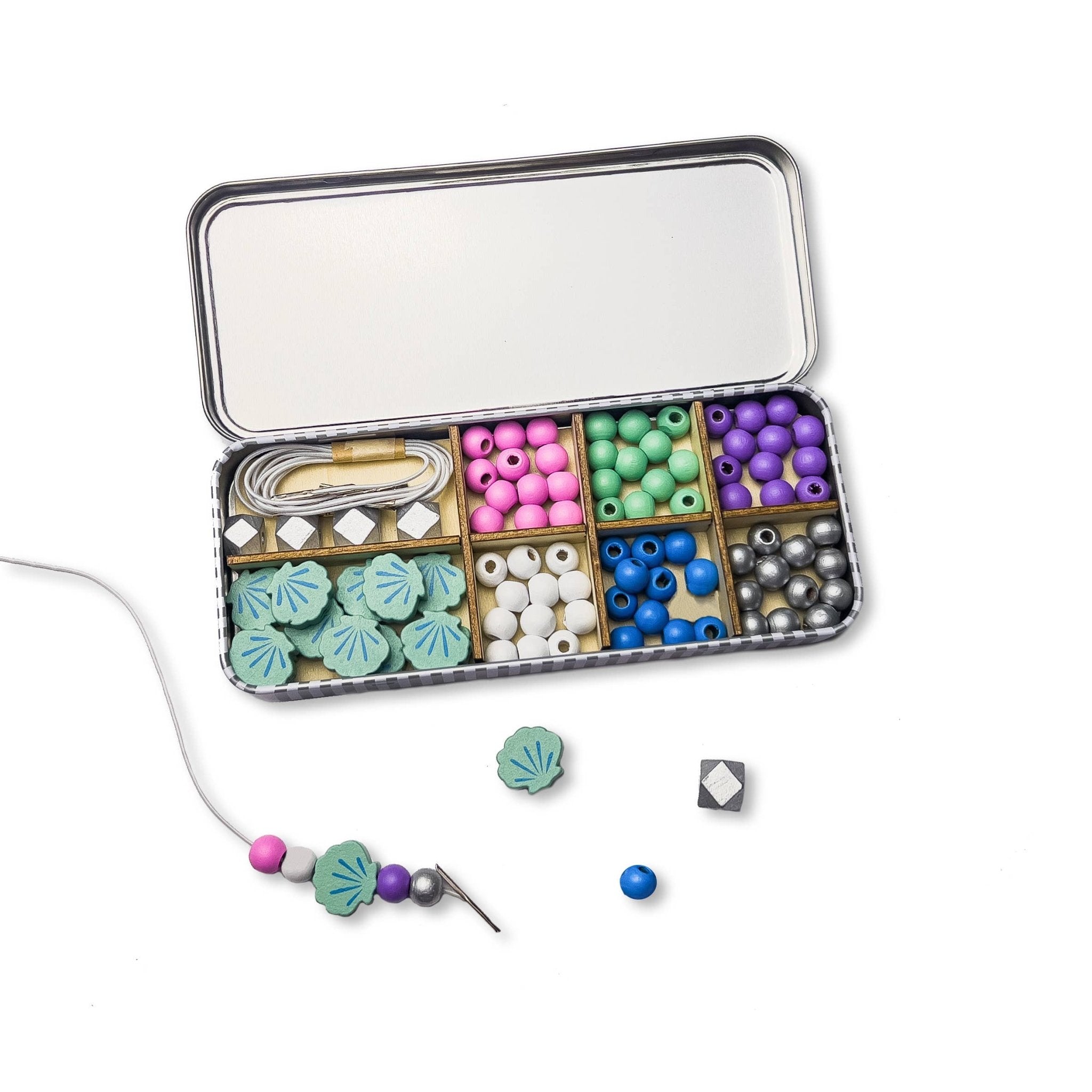 Kit de perles avec bracelet en forme de sirène - myplayground