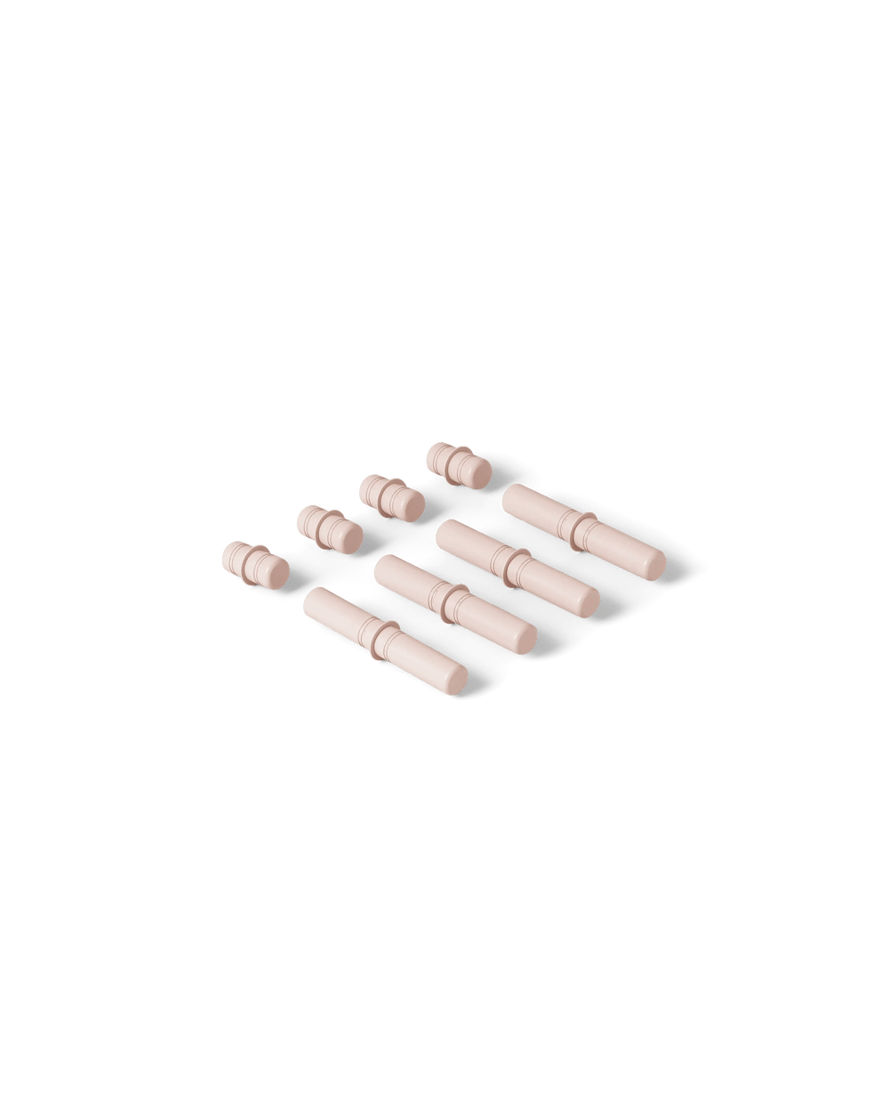 8x piquets de connexion - Soft Rose - Modu by Modu