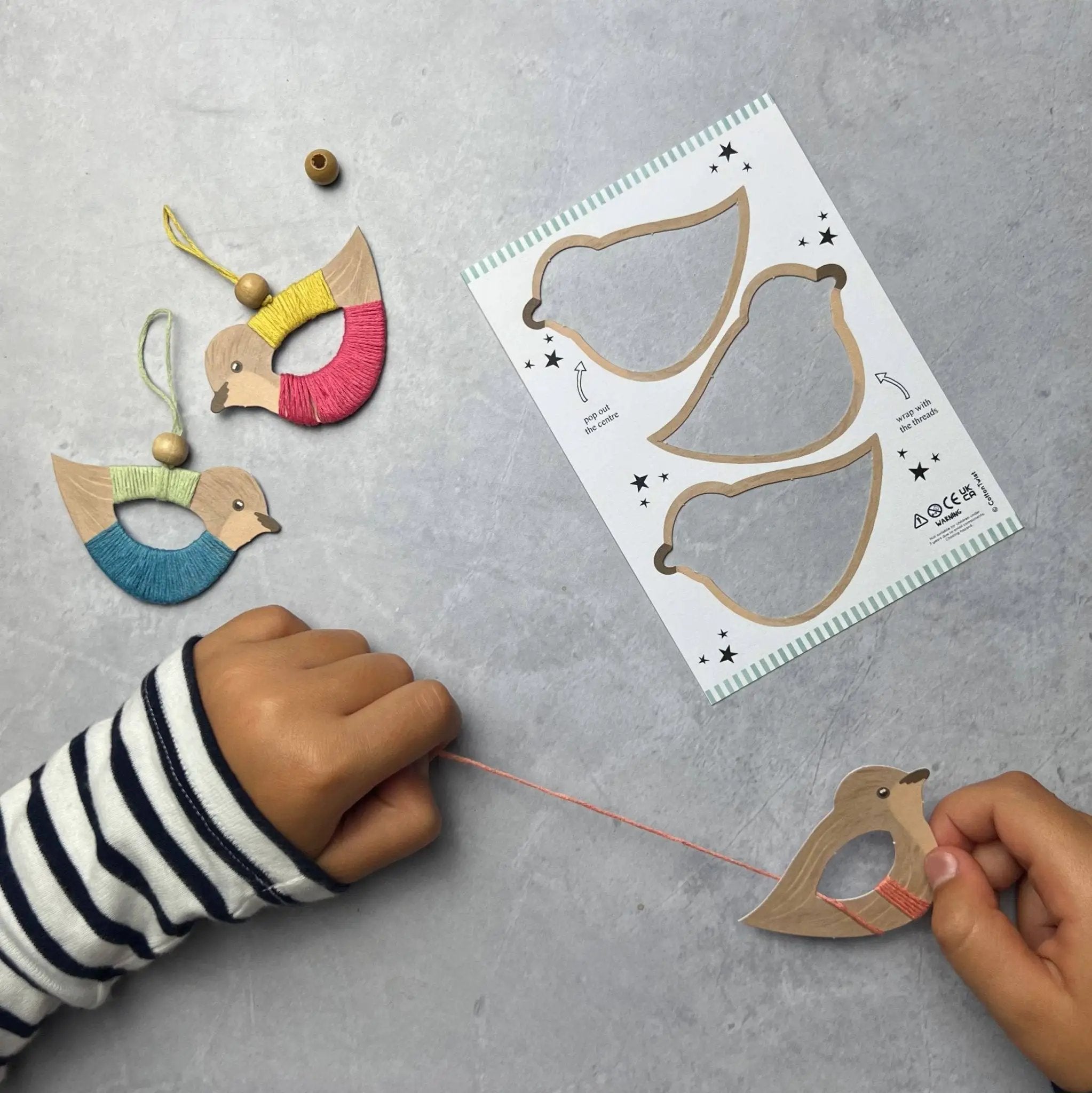 Créez vos propres décorations en forme d'oiseaux volants by Cotton Twist
