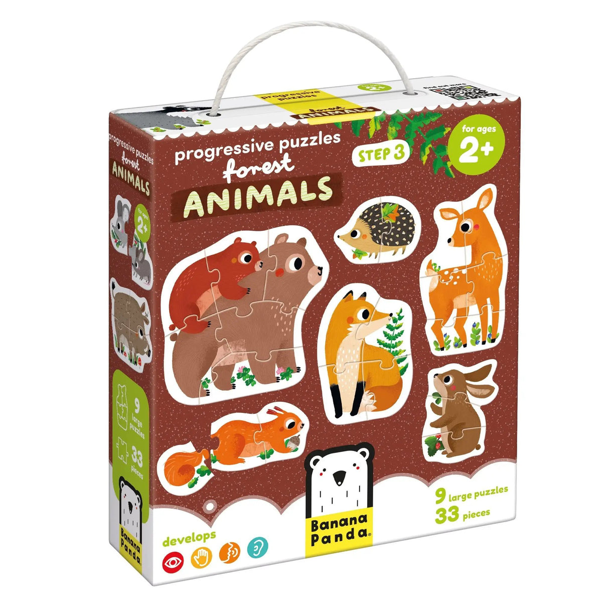 Puzzle Progressif Animaux de la Forêt - Banana Panda by Banana Panda