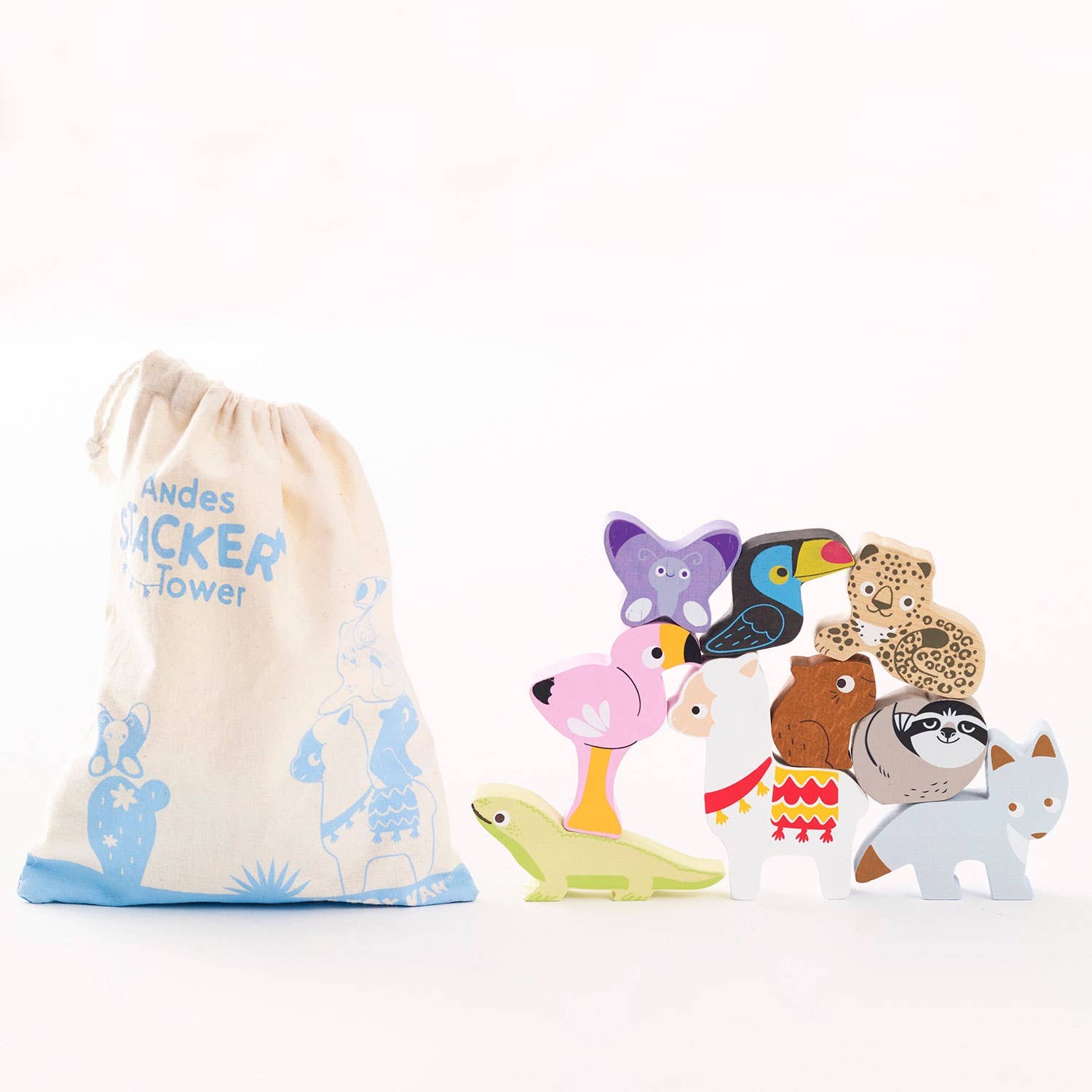 Jeu d'empilage andin - Jeu Montessori enfant - myplayground