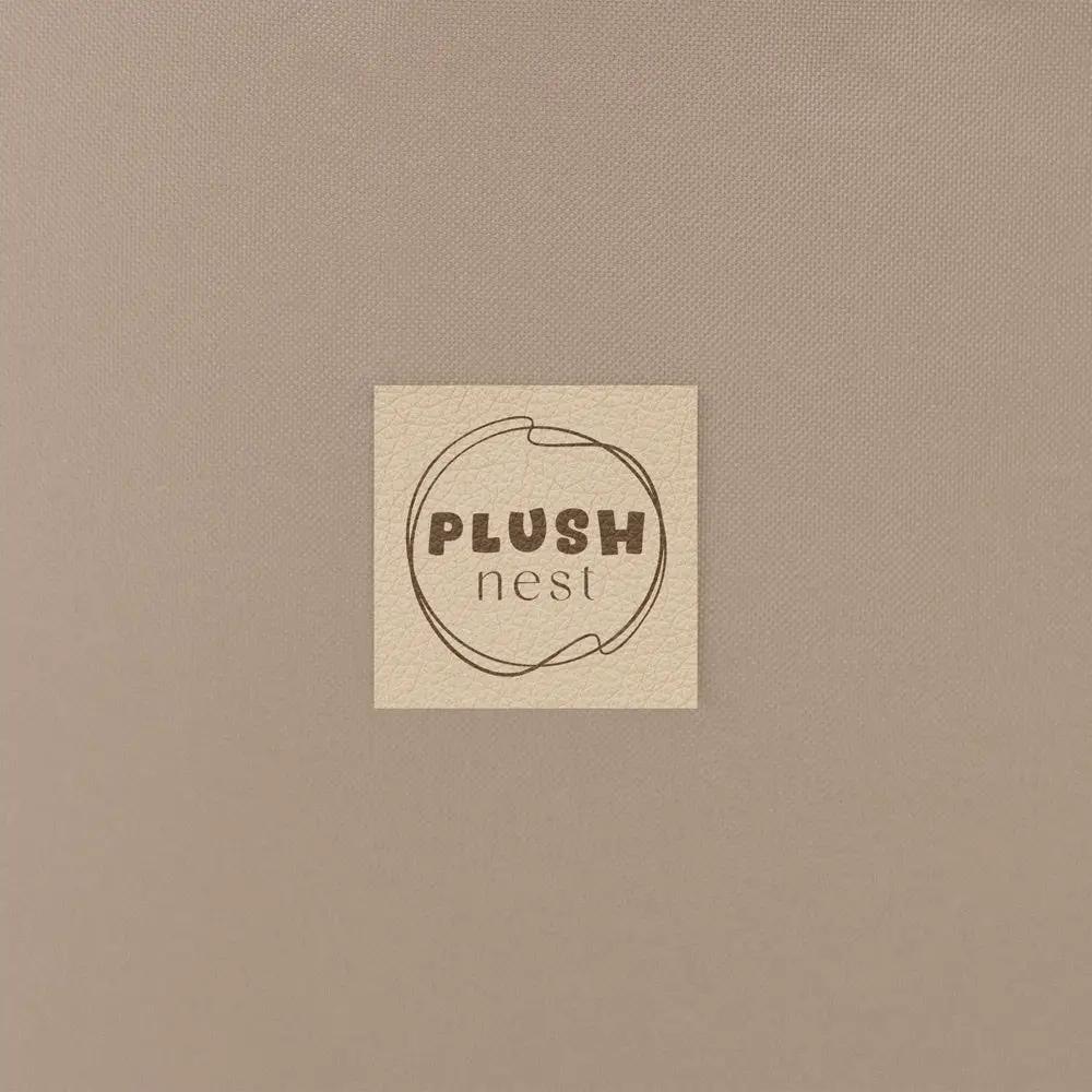 Piscine à balles extérieure - ronde 90x30 cm, beige imperméable ( 200 balles or, perle)– Plush Nest by Misioo