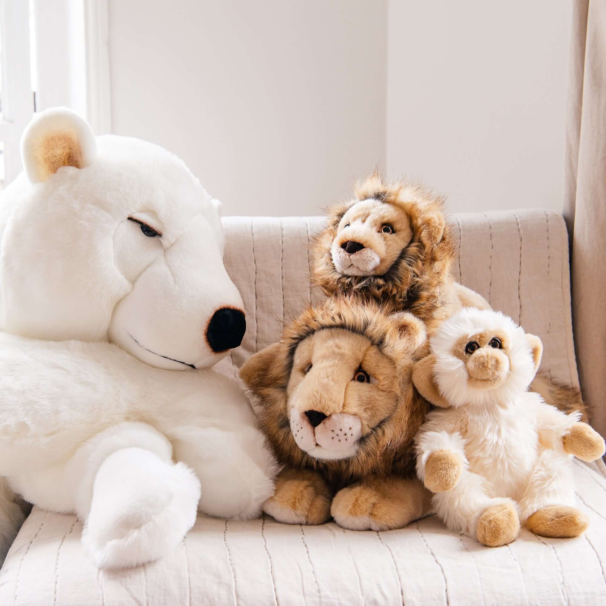 Ma peluche Lion Melchior - La Pelucherie - myplayground