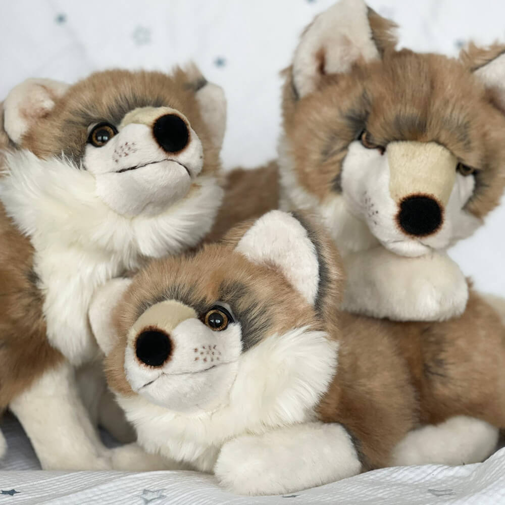 Ma peluche Loup Gaspard - La Pelucherie - myplayground