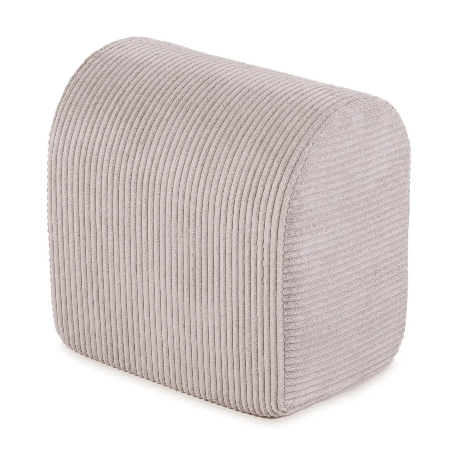 Terrain de jeu 4 éléments – Velours côtelé rose clair premium, aire de jeux – Plush Nest by Misioo