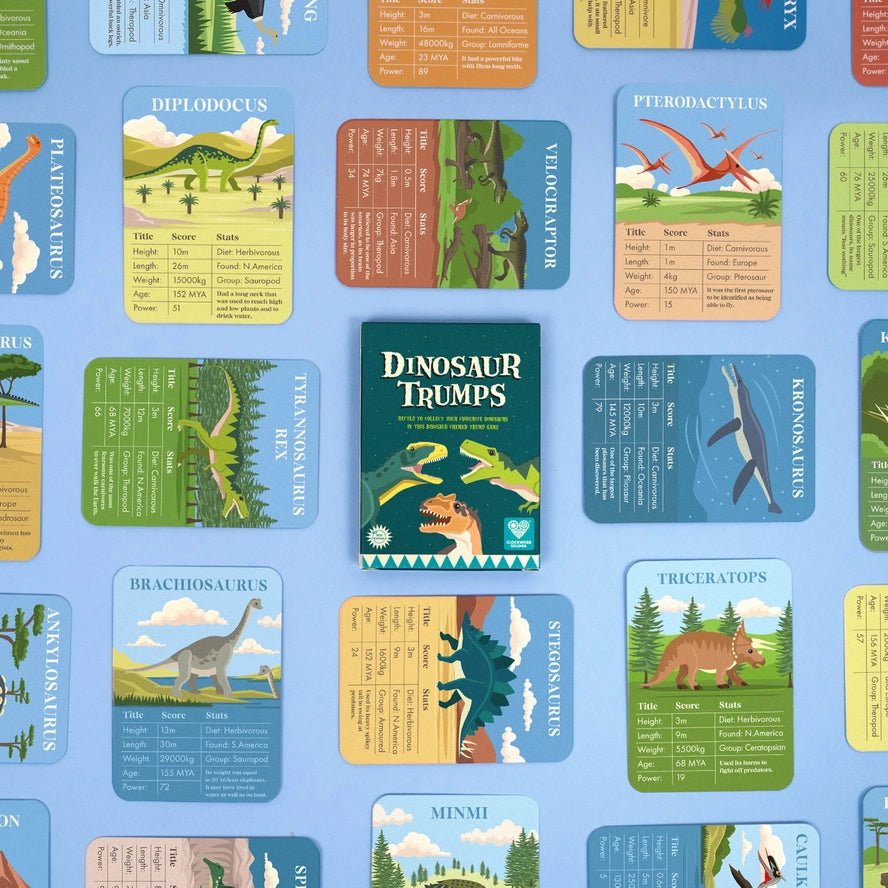 Jeu de Cartes Dinosaur Trumps - Clockwork Soldier - myplayground