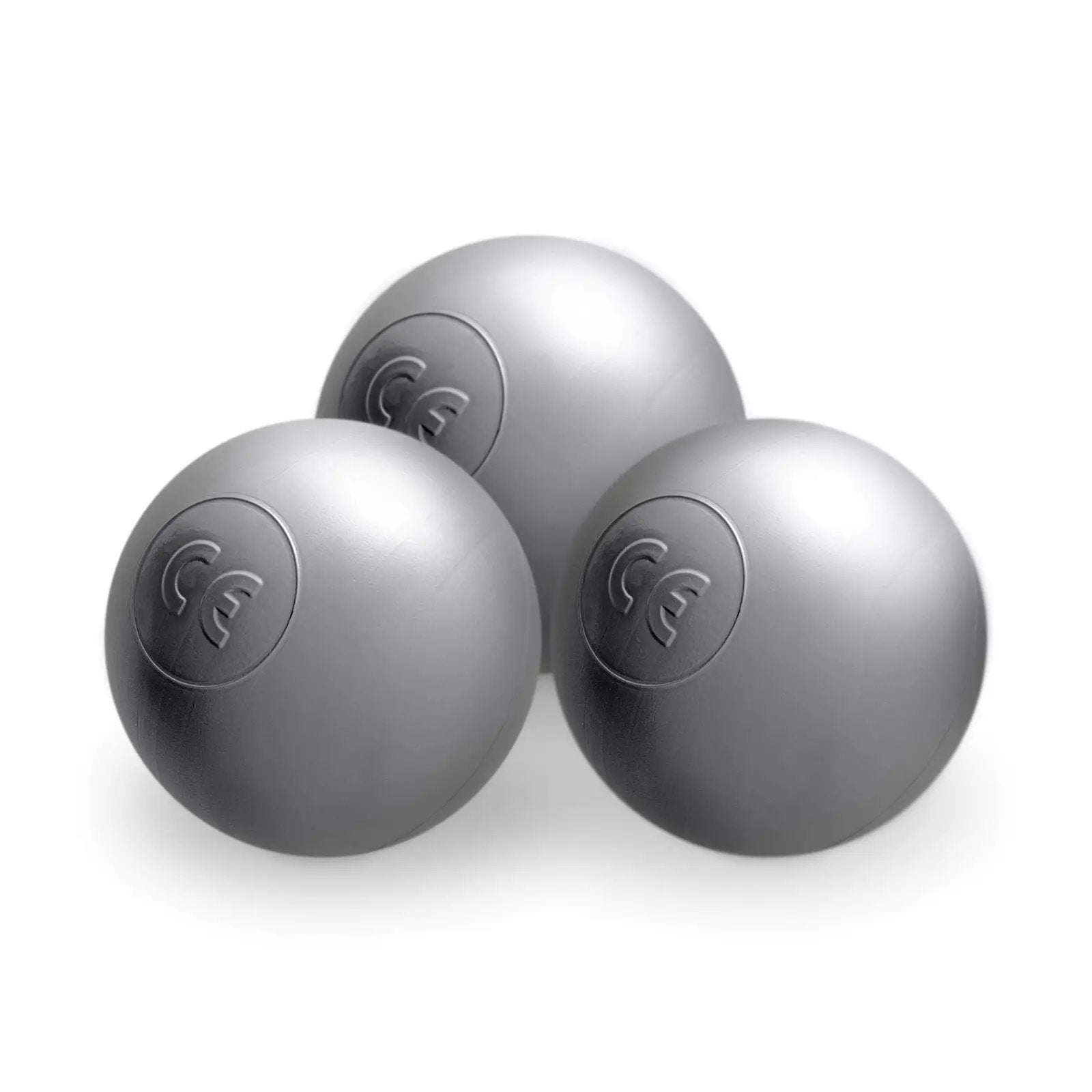 Boule de piscine à balles - 6 cm, argent - Plush Nest by Misioo