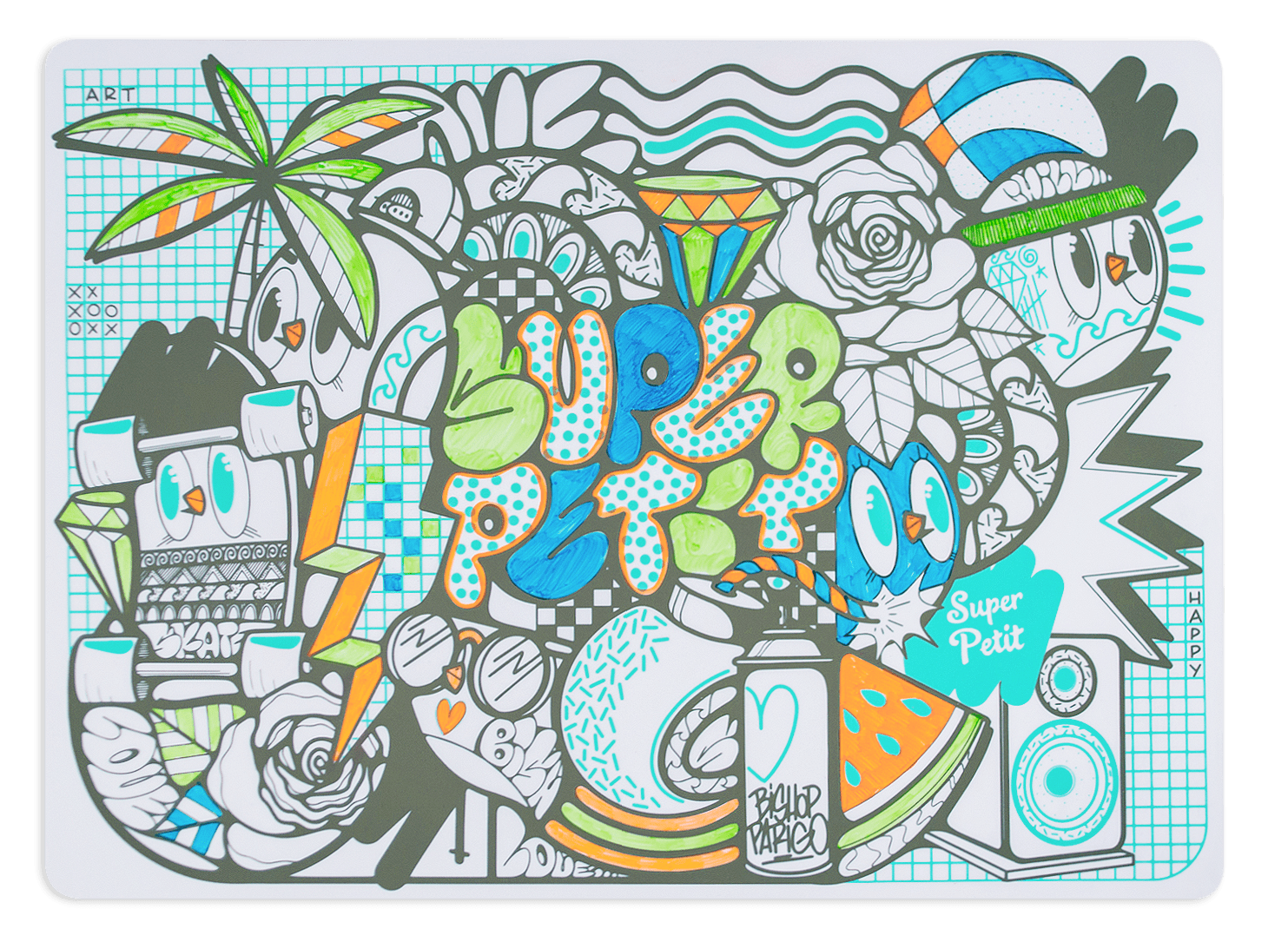 Set de Coloriage SuperPetit x BISHOPPARIGO đ - Kit CrĂ©atif by SuperPetit