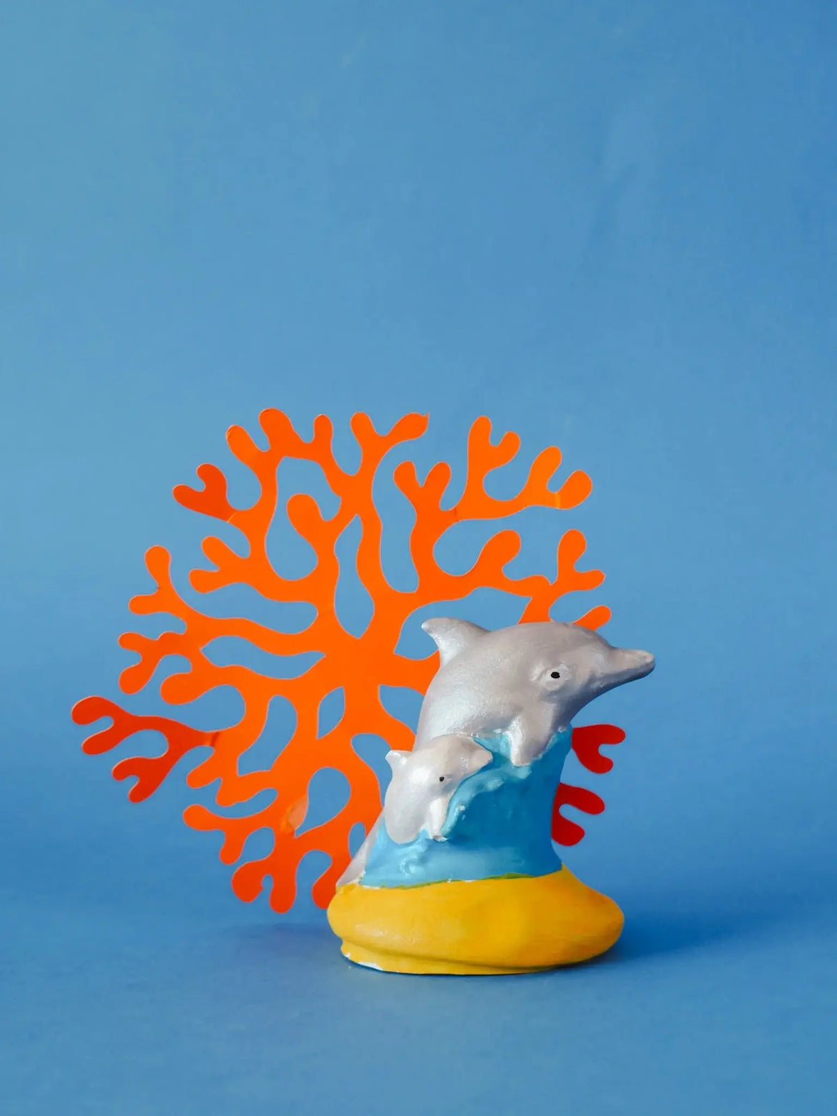Mako Moulages - Le Dauphin et Son Bébé - Mako Créations by Mako Créations