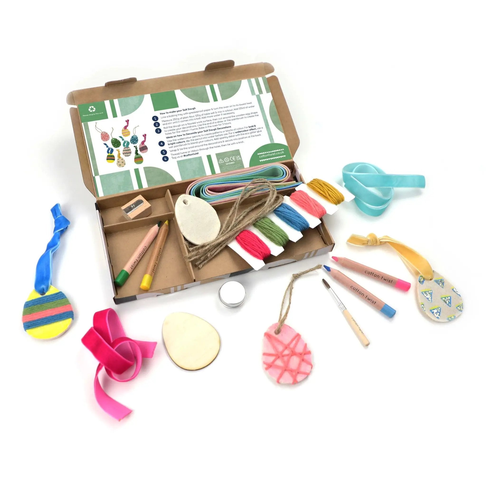 Kit de décoration en pâte à sel de Pâques by Cotton Twist