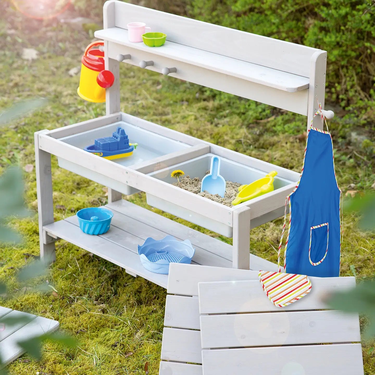 ROBA | Cuisine d'extérieur pour enfants avec tablier « Outdoor + » ( extérieur ). De 18 mois à 8 ans. - myplayground