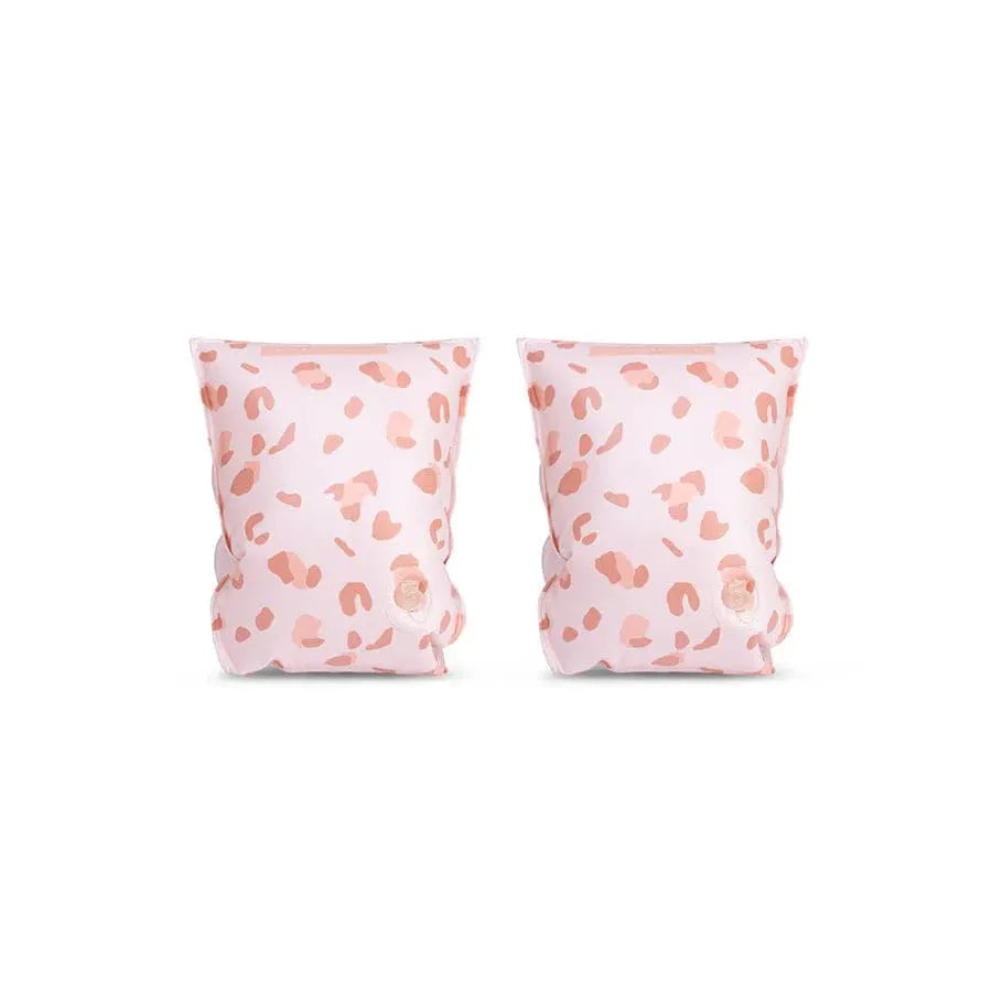 Brassards imprimé léopard - 0 à 2 ans, rose - Swim Essentials by Swim Essentials