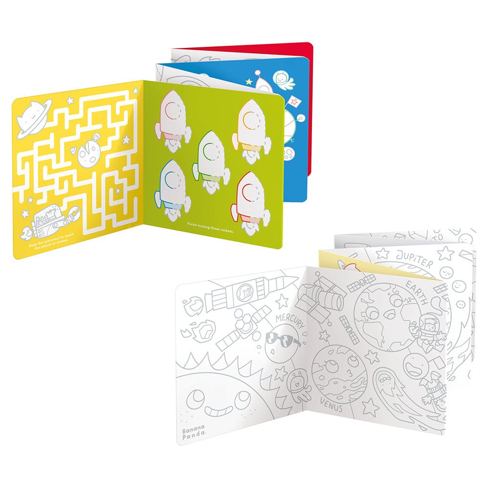Livres de Coloriage Looong - J'adore Colorier l'Espace - Banana Panda - myplayground