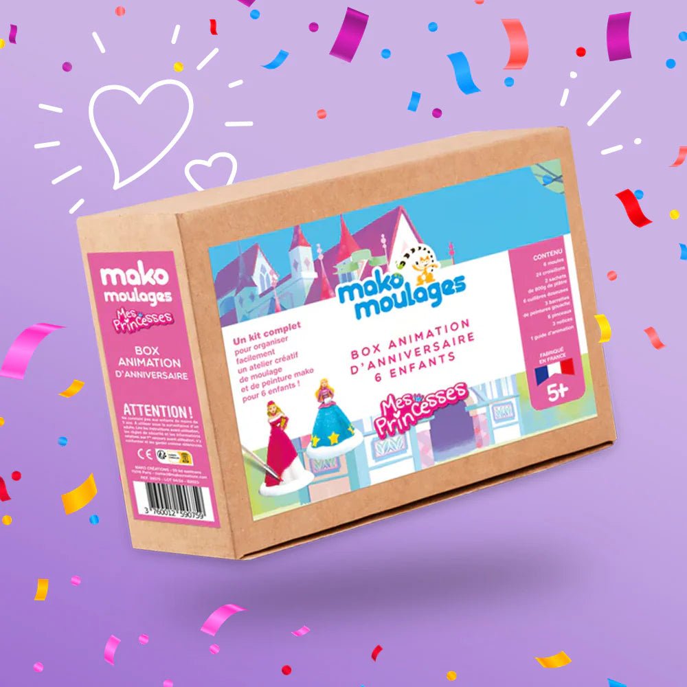 Box Animation Anniversaire - Mako Moulages Princesses - Mako Créations - myplayground