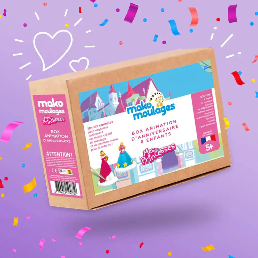 Box Animation Anniversaire - Mako Moulages Princesses - Mako Créations by Mako Créations