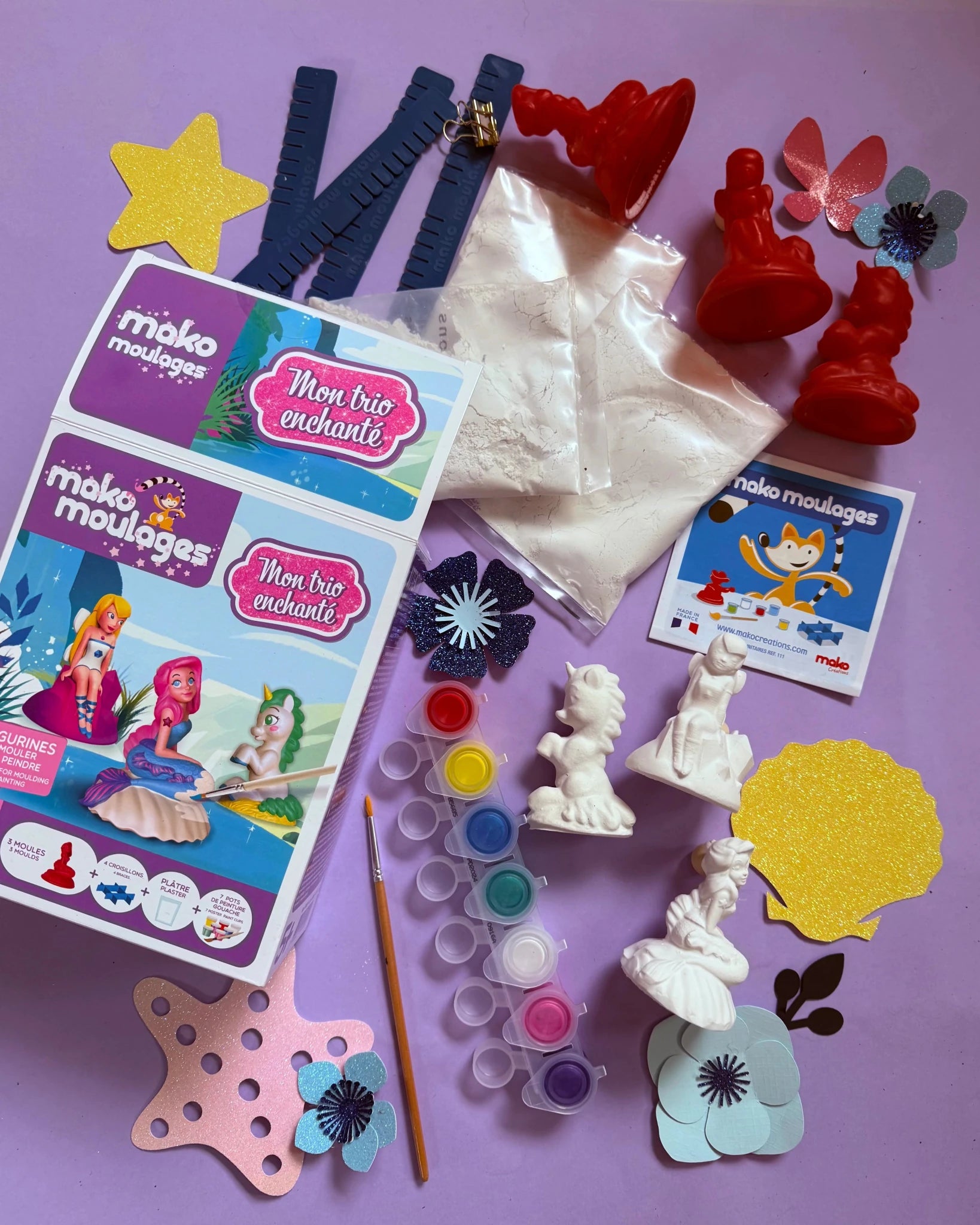 Mako Moulages - Mon Trio Enchanté - Mako Créations - myplayground