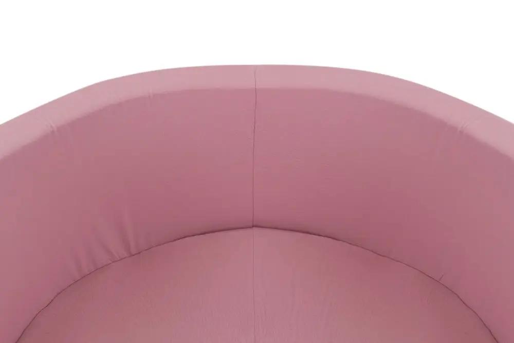 Piscine à balles - ronde 90x30 cm, coton rose - Plush Nest - Misioo by Misioo