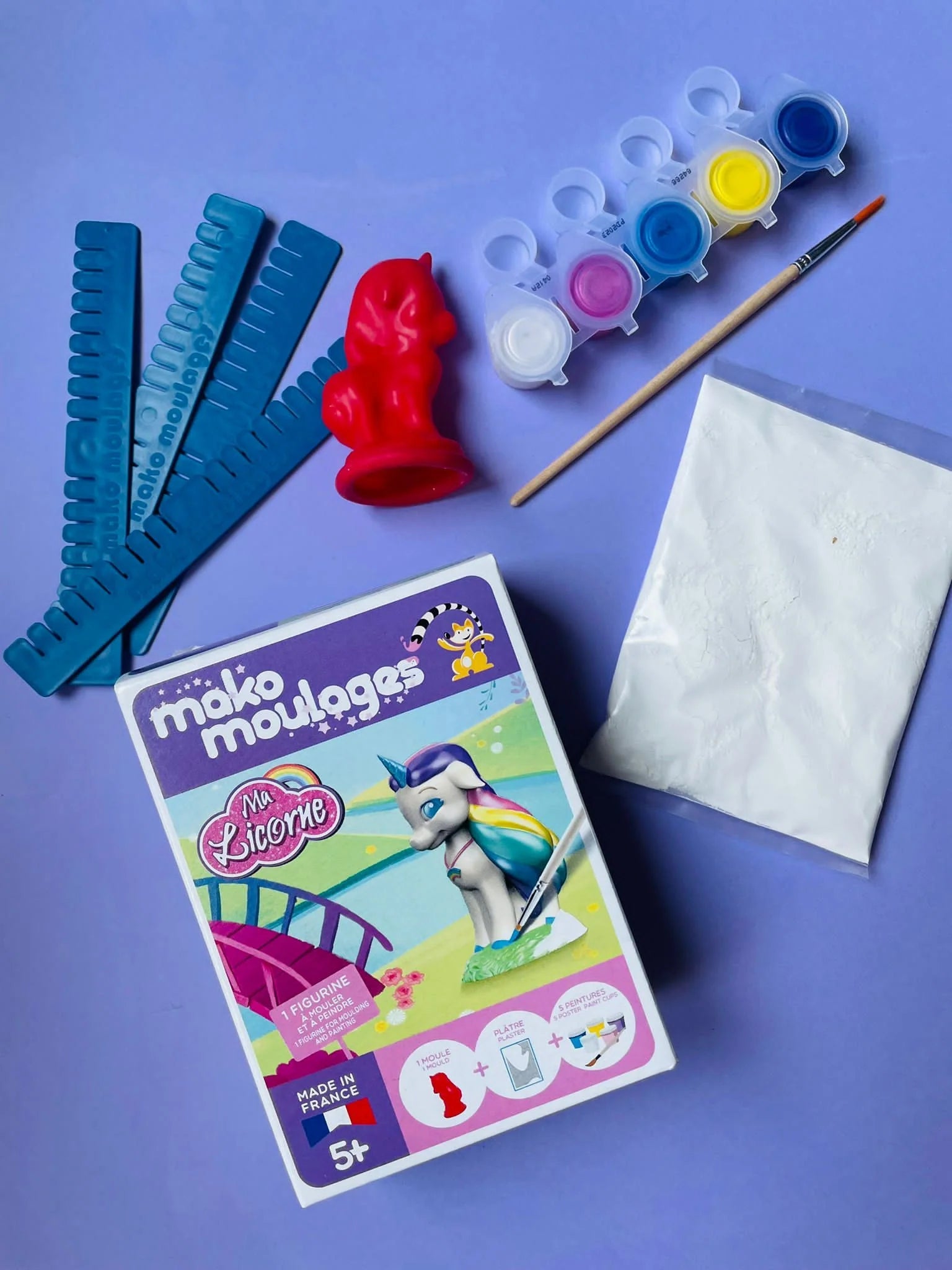 Mako Moulages - Ma Licorne Arc - en - ciel - Mako Créations - myplayground