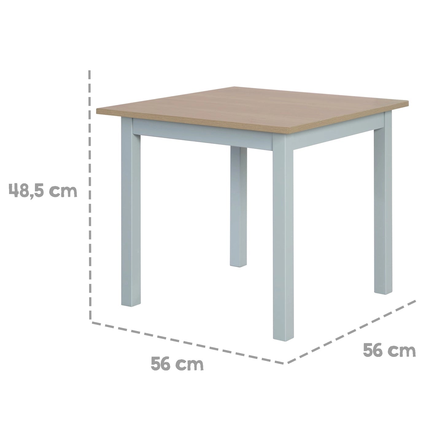 ROBA | Ensemble de sièges pour enfants en bois - 2 chaises et 1 table. Dès 18 mois. by ROBA