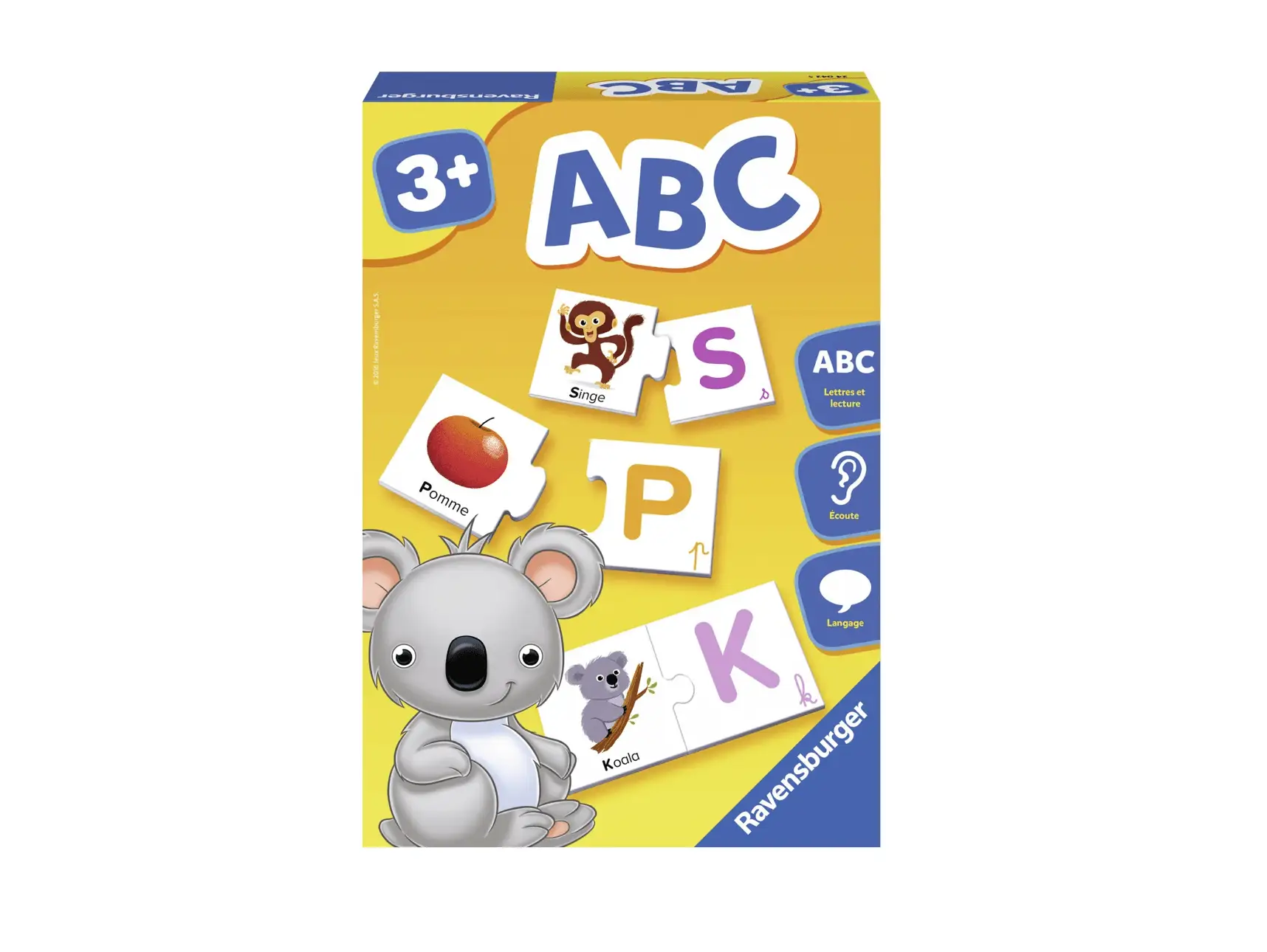 A B C + coffret pour explorer l'alphabet - Jeu Ludique et Éducatif by myplayground