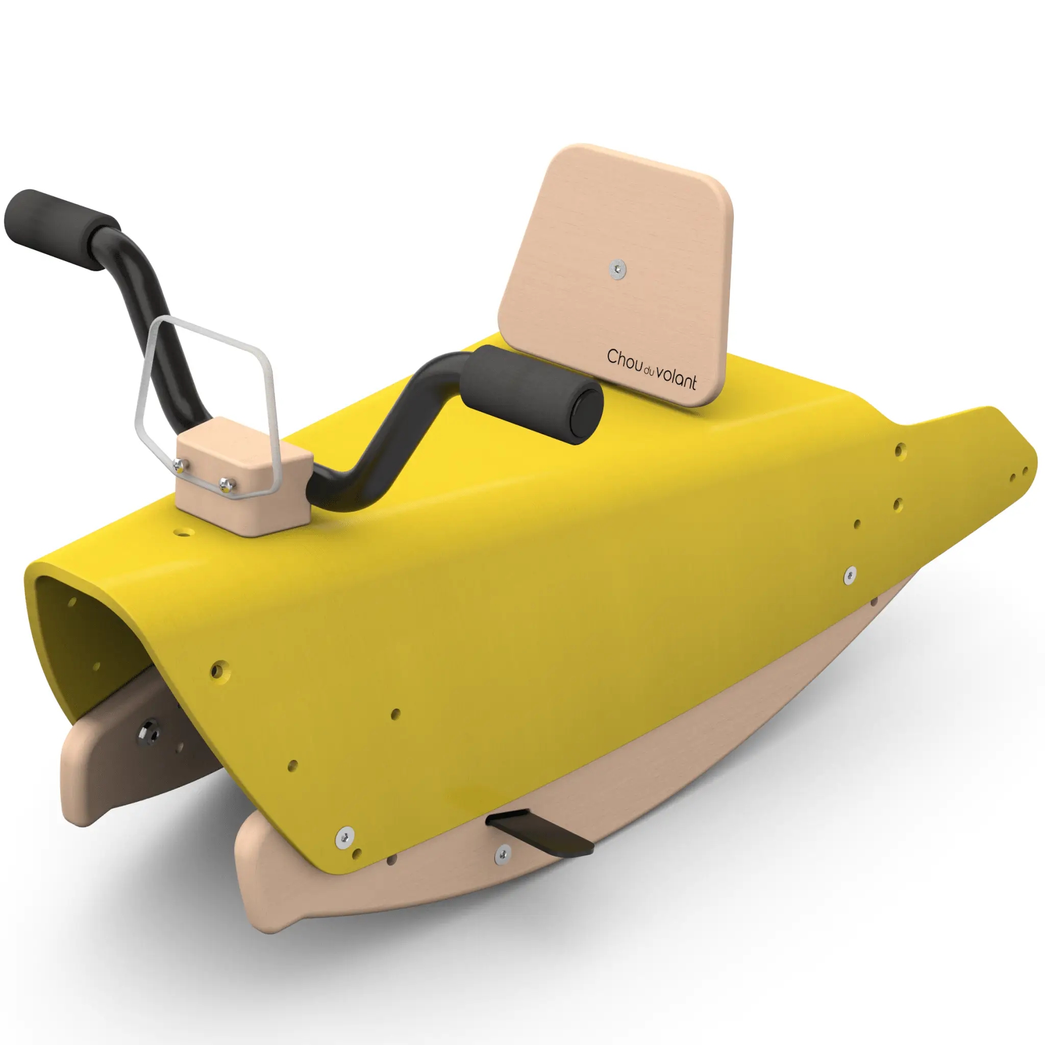 Moto à bascule – Jaune by Chou du Volant
