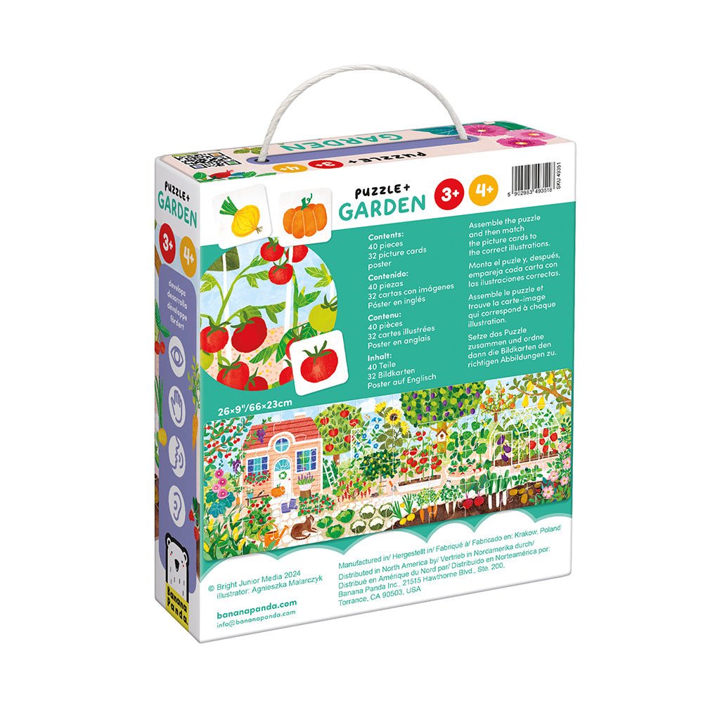 Puzzle + Jardin - Banana Panda - myplayground