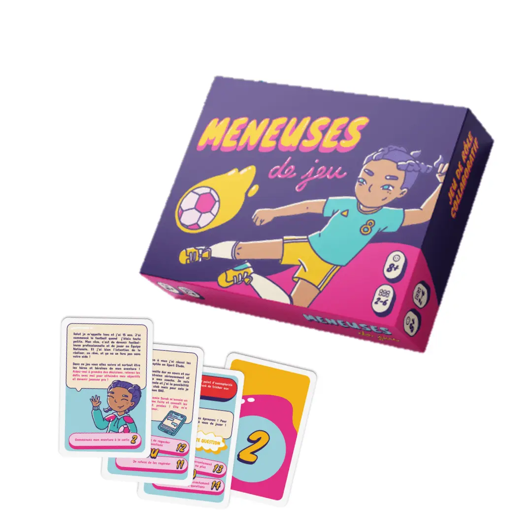 Jeu de société pour apprendre les valeurs du sport by Meneuses de jeu