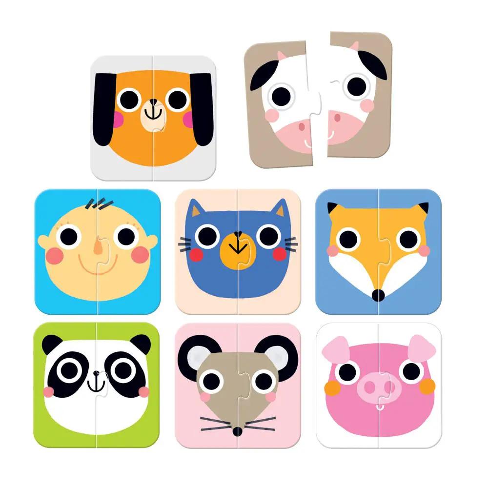 Puzzle Moitiés de Voyage - Visages - Banana Panda by Banana Panda