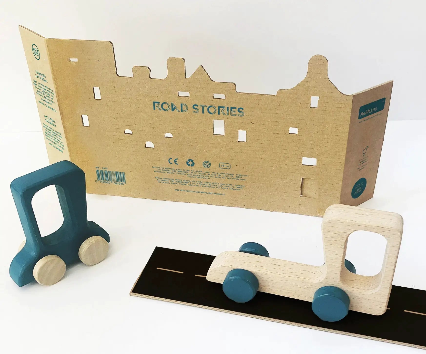 Me&Mine | Voiture + Camion - Jouet pour enfants. Dès 18 mois. by Me&Mine