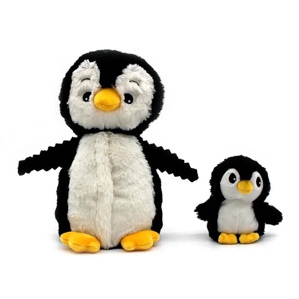 Pingouin en Peluche et Bébé Noir et Blanc / Les Ptipotos - Les Déglingos, France by Les Déglingos, France