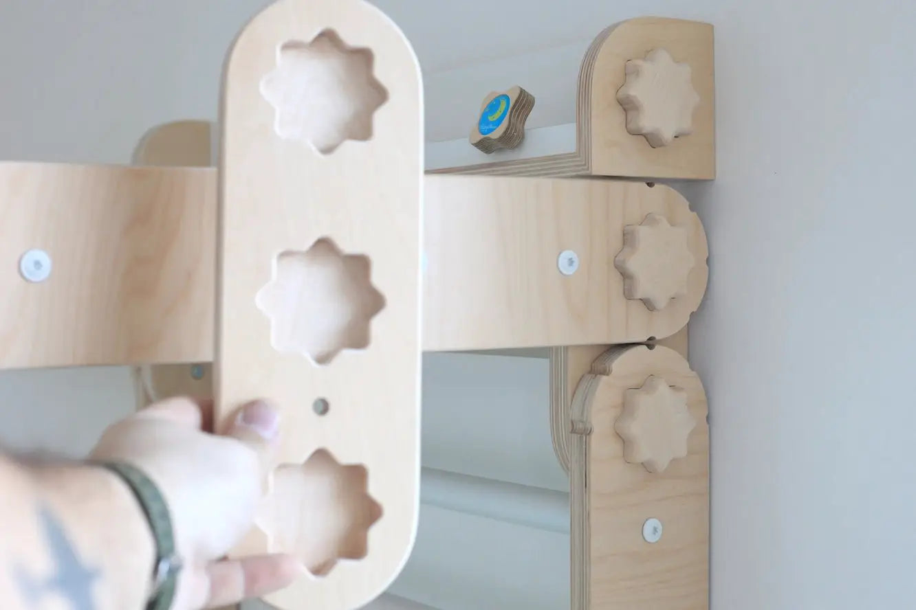 Support mural Happymoon®, transformez votre HM Climber en Stall Bar - Jeu de motricité enfant - Happymoon by HappyMoon