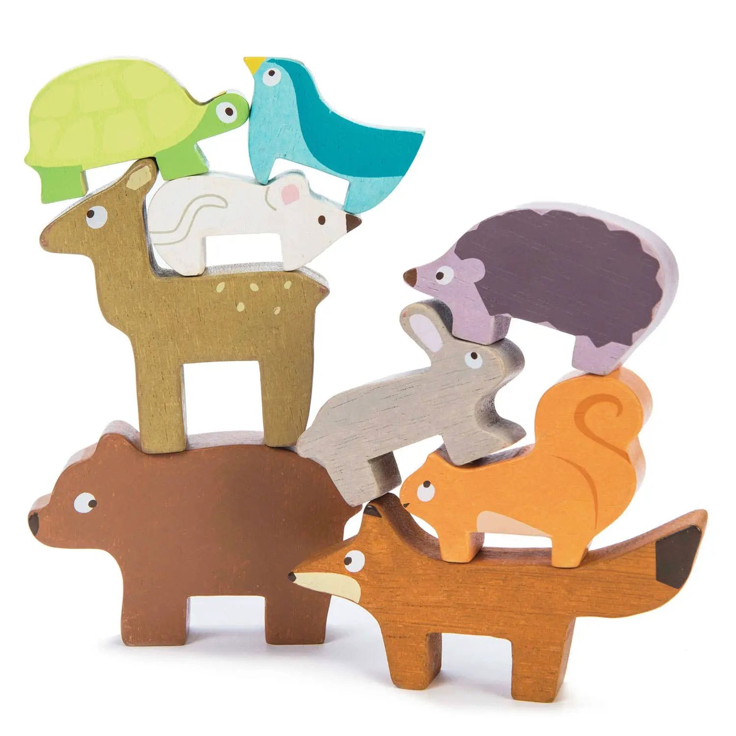 Jeu d'empilage d'animaux de la forêt - Jeu Montessori enfant by Le Toy Van