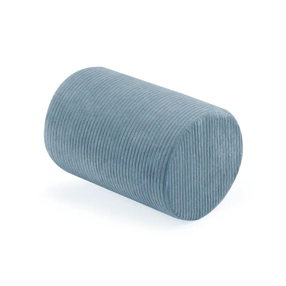Château de terrain de jeu avec piscine +150 balles (perle, argent) – Velours côtelé bleu premium – Plush Nest by Misioo