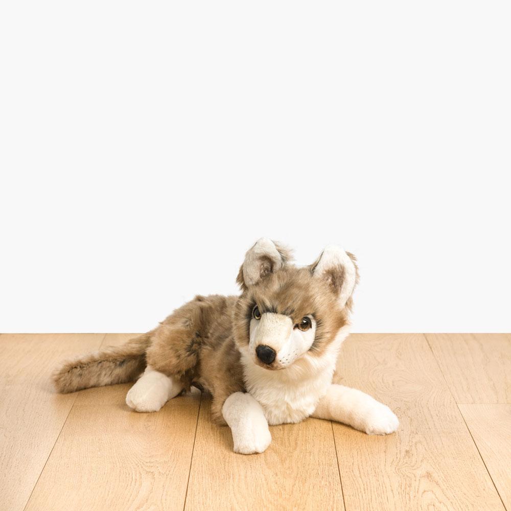 Ma peluche Loup Gaspard - La Pelucherie - myplayground