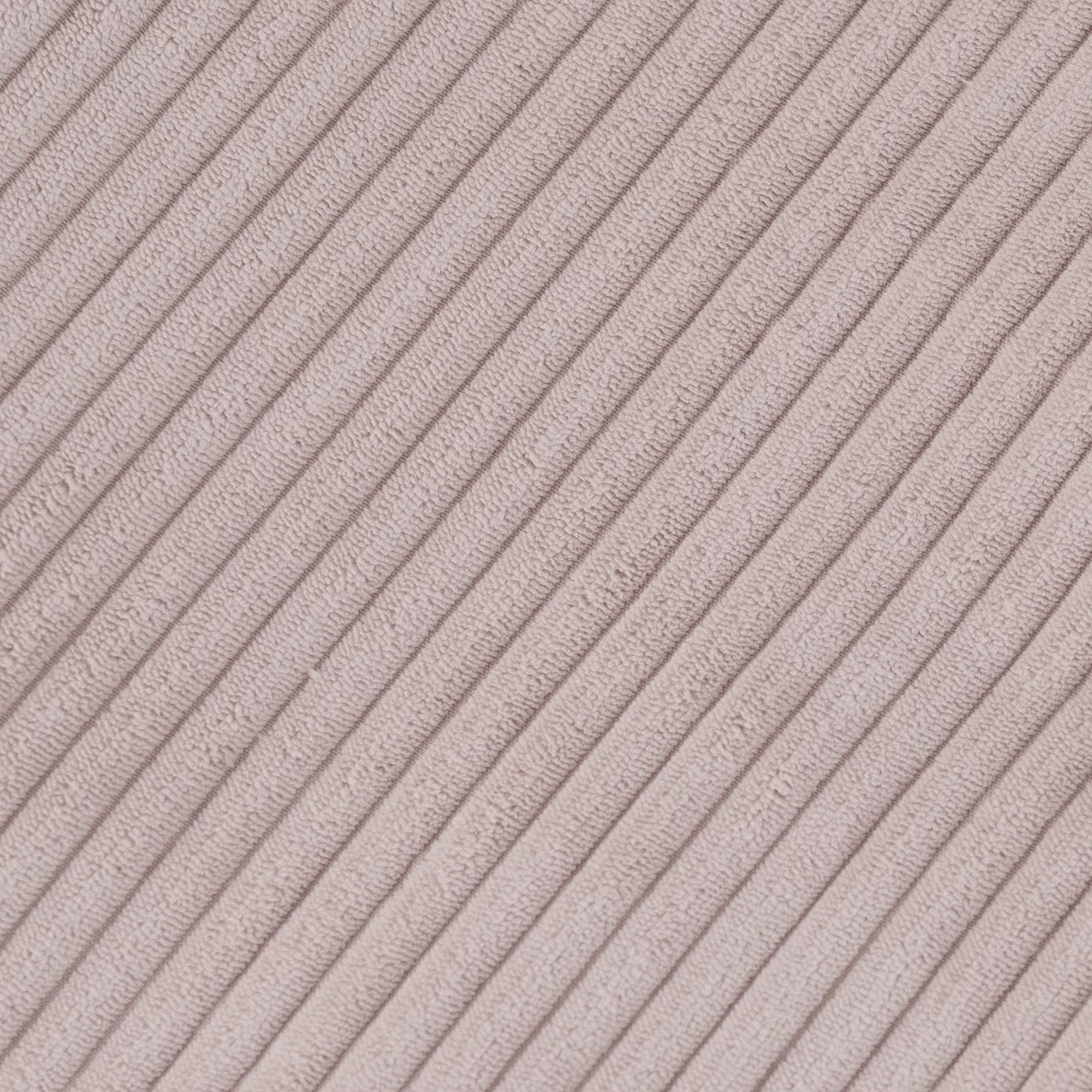 Fauteuil carré Puffy - 77x67x50, rose clair velours côtelé, pouf - Plush Nest - myplayground