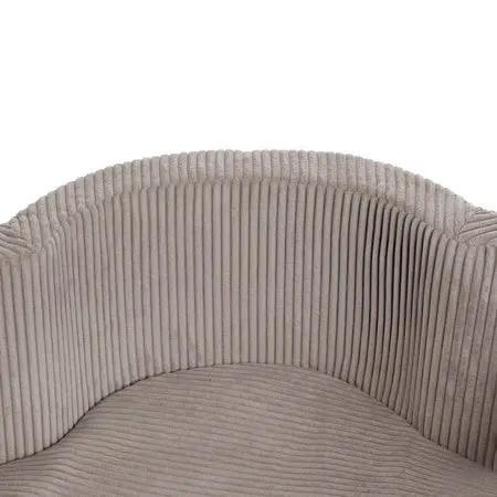 Piscine à balles, 95x30, beige, velours côtelé premium, Floral Fun Zone - Plush Nest- Misioo by Misioo