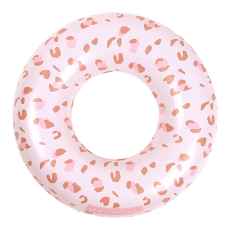 Bouée old pink - 90 cm, léopard - Swim Essentials - myplayground