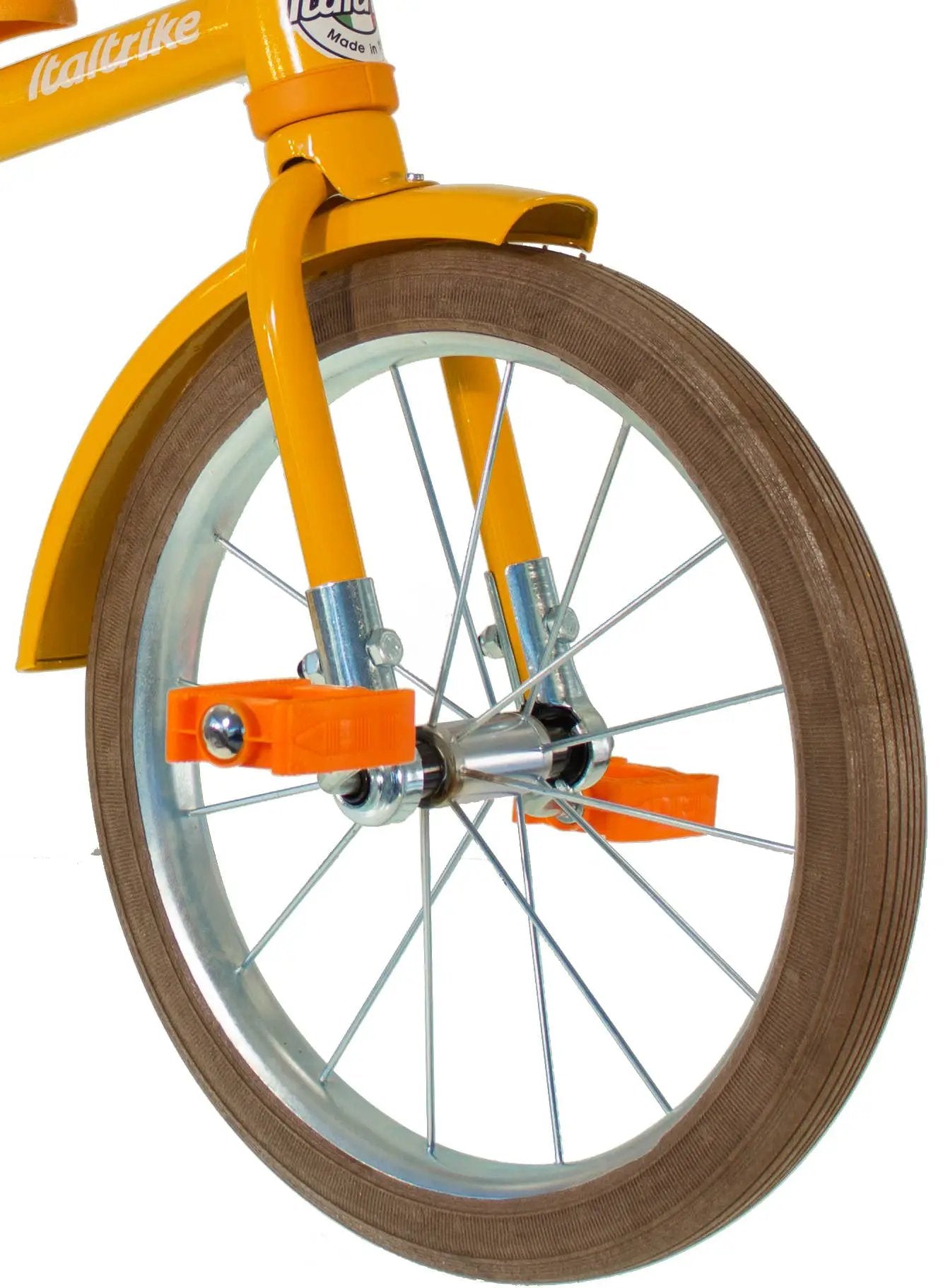 Tricycle Enfant Italtrike Road Work Orange Conduite Sécurisée Avec Selle Réglable Pour Enfants 3 À 5 Ans by Italtrike