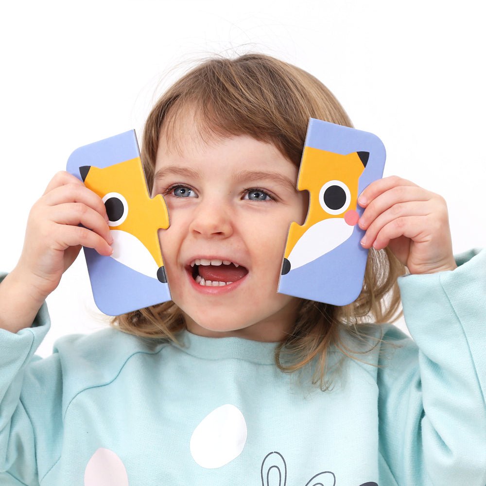 Puzzle Moitiés de Voyage - Visages - Banana Panda - myplayground