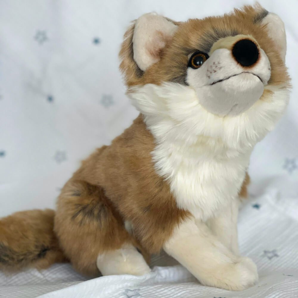 Ma peluche Loup Gaspard - La Pelucherie - myplayground