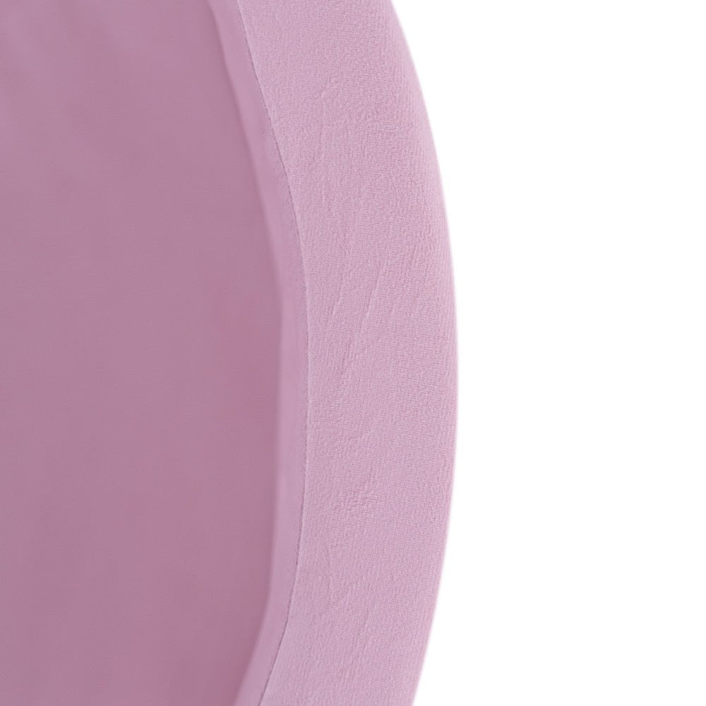 Piscine à balles, rose, ronde, velours, 90x30 (200 boules : rose, argent, perle) - Plush Nest - Misioo - myplayground